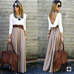 NWOT maxi dress, perfect for weddings!